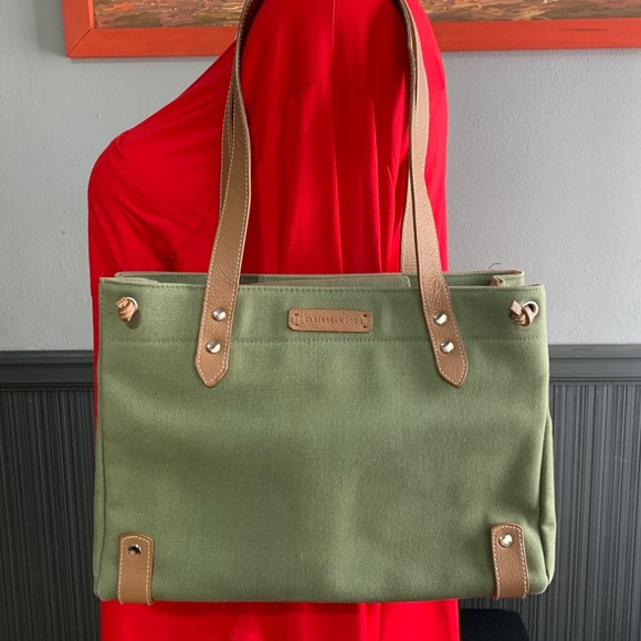 Caribbean Joe Handbags - Caribbean Joe Green Purse